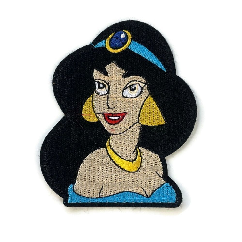 Jasmine Aladdin Princess Large Embroidered Patch